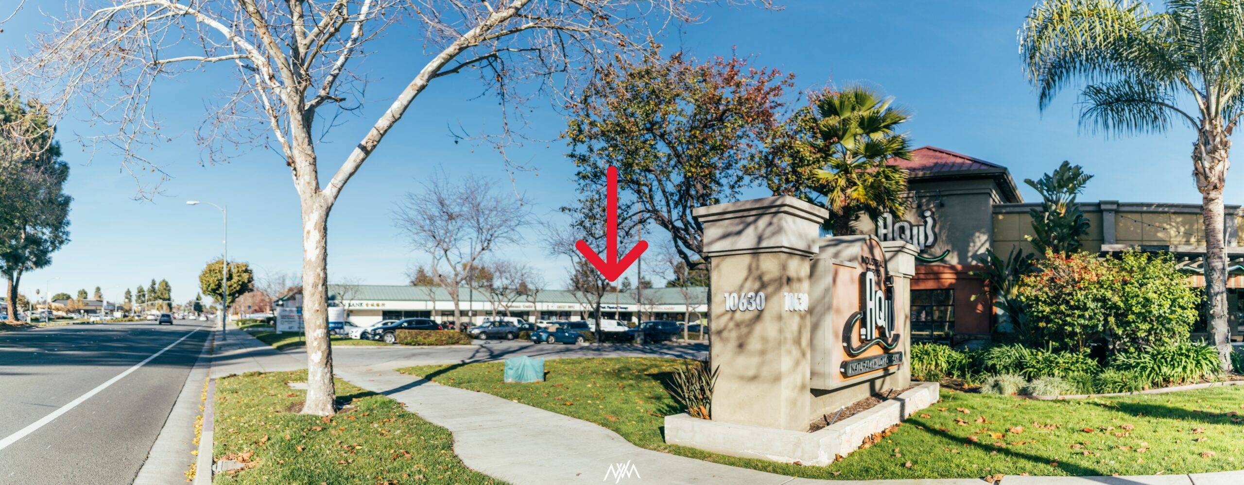 Location of Peak Physical Therapy in the shopping complex